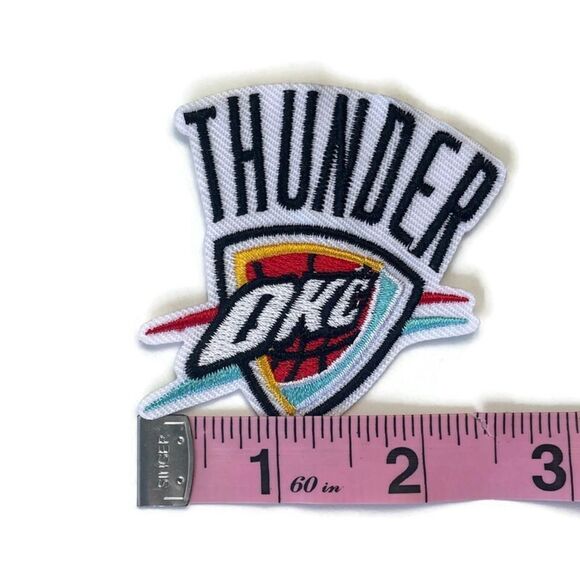 Oklahoma City Thunder Embroidered Patch - Picture 2 of 4